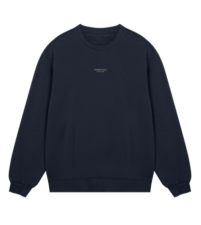 Mens Regular Sweatshirt Navy - Verrocino